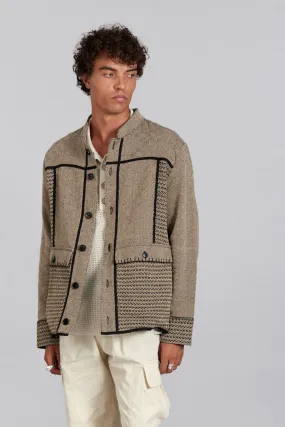 YULIO - Hand Loomed Cotton Patchwork Jacket