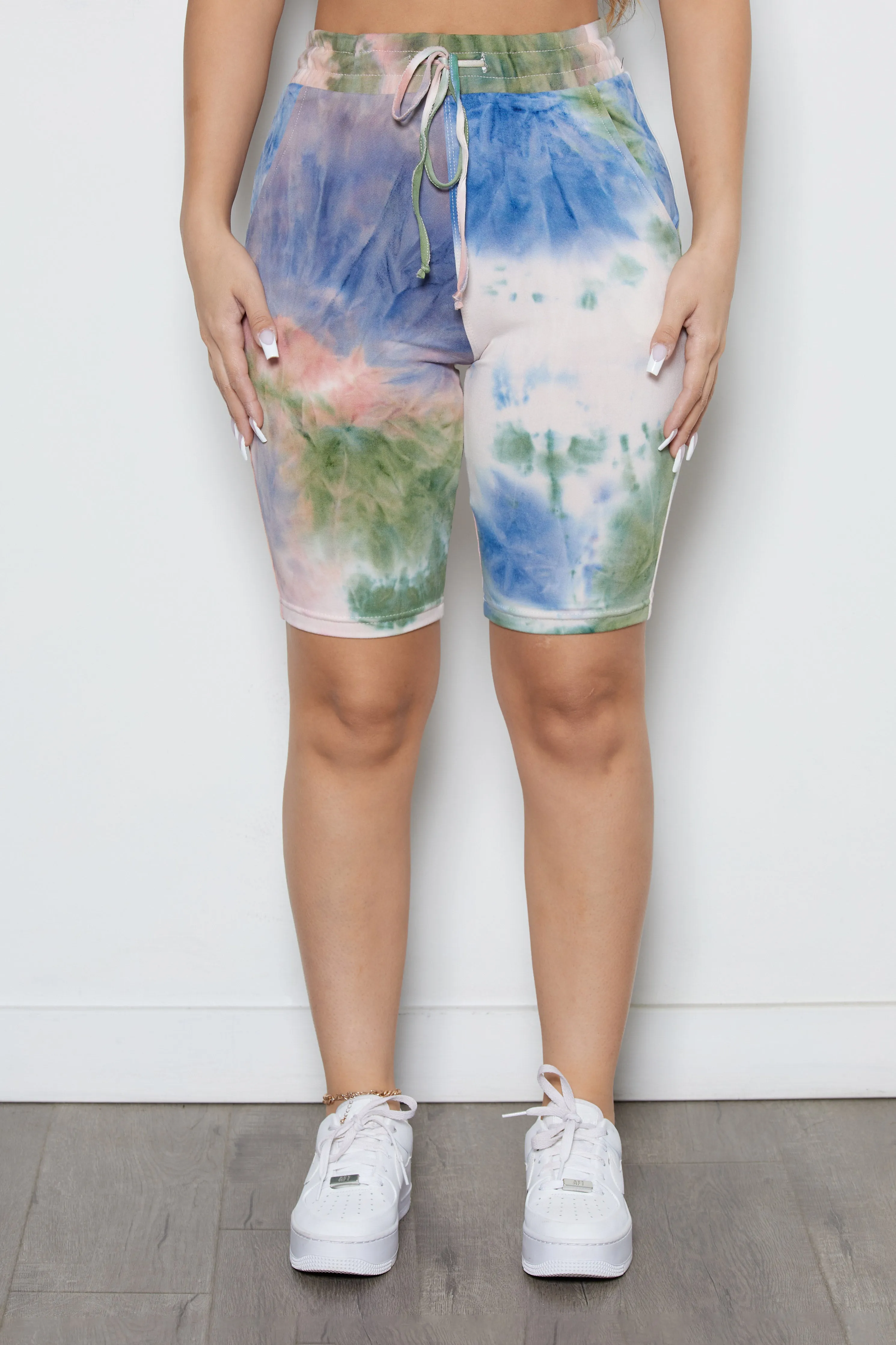 Yummy Tie Dye Jogger Bike Shorts